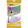 Bic Biro pastapliiatsite komplekt Cristal Fun 921342 Mitmevärviline 10 Tükid, osad 10tk