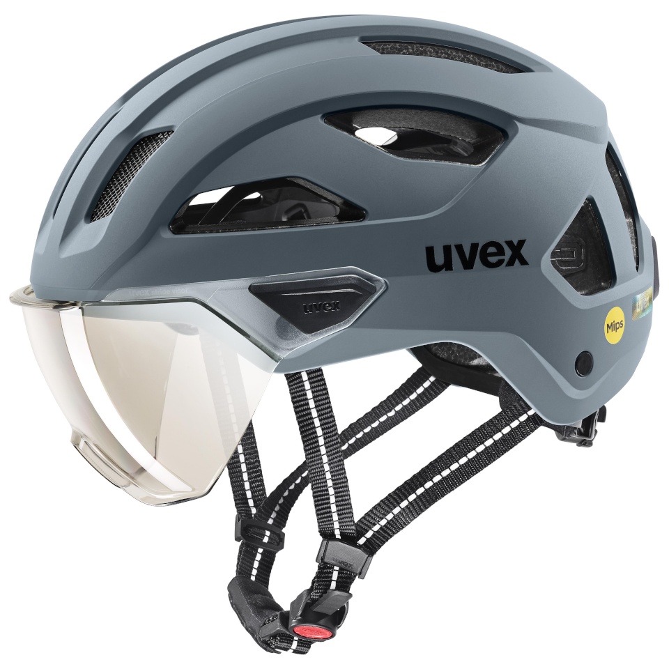 Uvex kiiver Stride Visor MIPS 59 61cm matt antratsiit