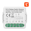 Avatto nutilüliti Smart Switch Module ZigBee N-ZWSM01-2 TUYA, valge