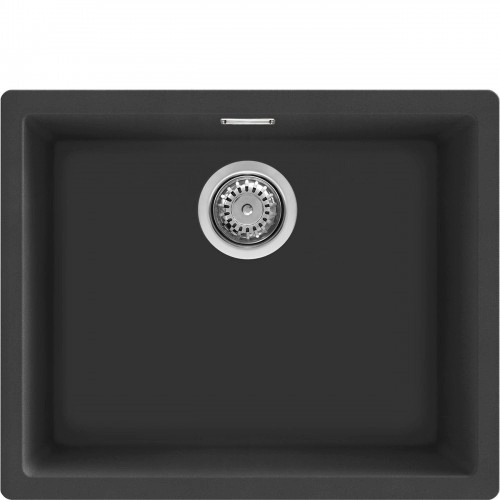 SMEG valamu VZP56N Quadra, alt monteeritav, 56cm, käsitsi, graniit, must