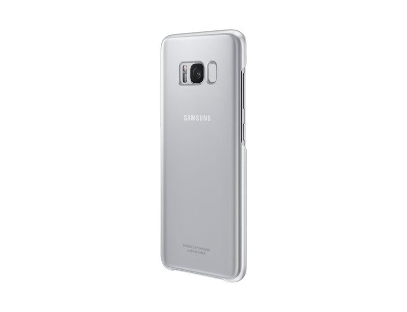 Samsung Galaxy S8 Clear Cover telefonikate, läbipaistev ( hõbedane raam )