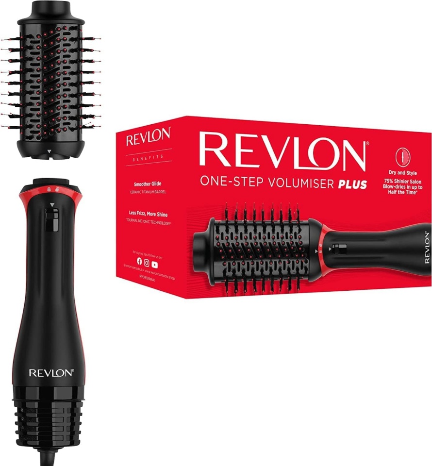 Revlon juuksekoolutaja RVDR5298E One Step Plus Hair Dryer and Volumiser, must