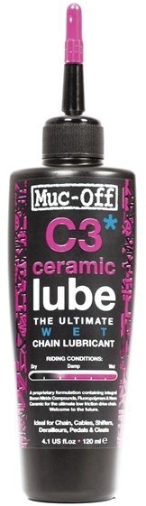 Muc-Off Wet Lube C3 keraamiline ketiõli, 120 ml