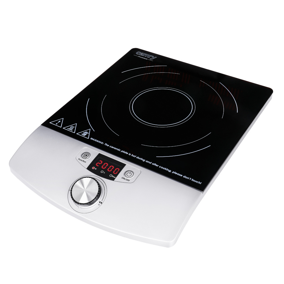 Camry lauapliit CR 6515 Cooker Induction, must/hõbedane