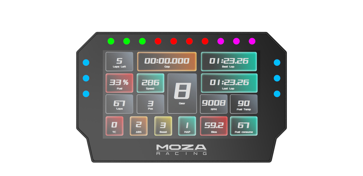 Moza Racing CM2 digitaalne näidikuplokk