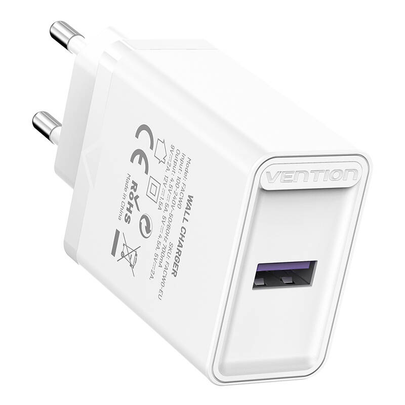 Vention FACW0-EU USB Charger 22.5W (valge)
