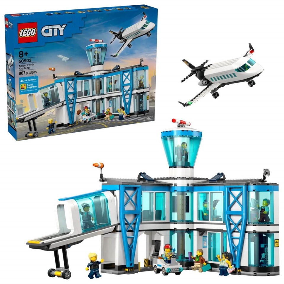 Lego klotsid CITY 60502 Airport with Airplane