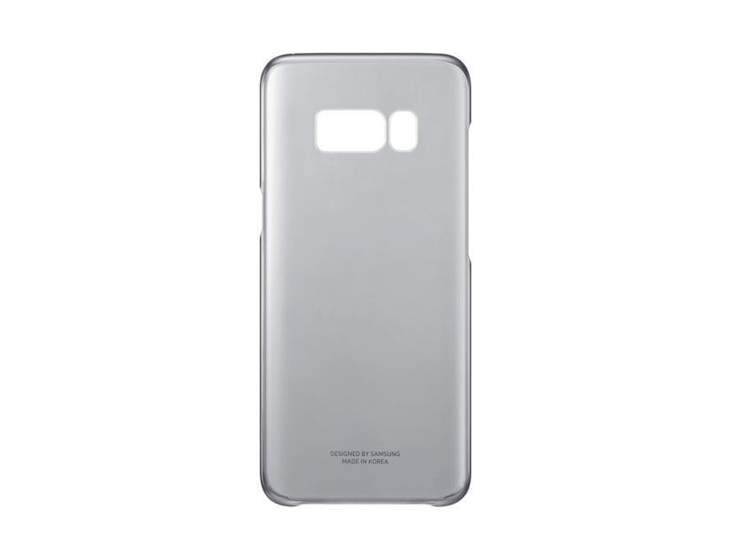 Samsung Galaxy S8 Plus Clear Cover telefonikate, läbipaistev (must raam)