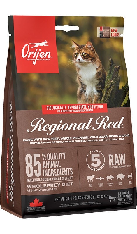 Orijen kuivtoit kassile Regional Red Cat, 340g