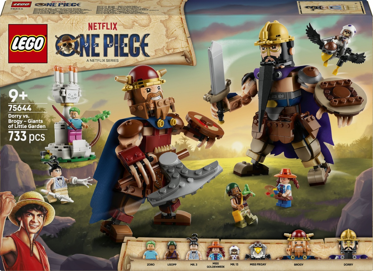 LEGO klotsid ONE PIECE 75644 Dorry vs. Brogy – Väikesed aiahiiglased