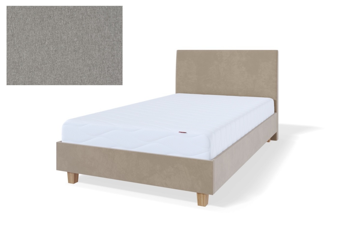 Sleepwell kontinentaalvoodi raam RED MODULAR, 140x200x20cm, FIESTA Silver Melange hall