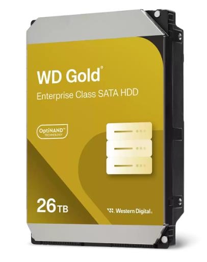 Western Digital Gold Enterprise Class 26 TB (SATA 6 Gb/s, 3,5", WD Gold)
