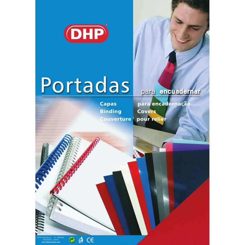 DHP Siduvkatted punane A4 polüpropüleen 100tk