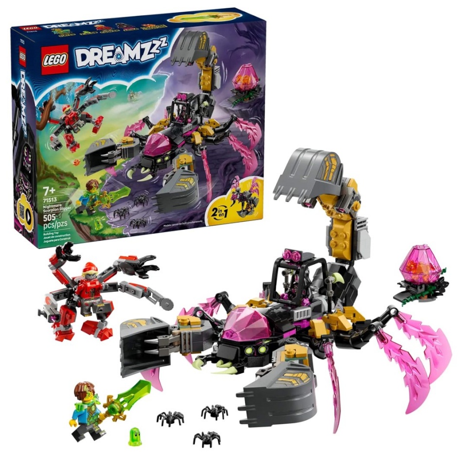Lego klotsid DREAMZZZ 71513 Nightmare Scorpion Digger