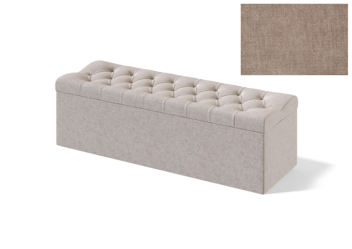 Sleepwell jalutsikast kontinentaalvoodile RED/BLACK SOLHALL, 120x47x50cm, BOLSHOI beež