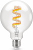 WiZ lambipirn Smart Lamp, E27, G95, RGB, Wi-Fi, 2200-6500 K, Clear, 470 lm, 1tk