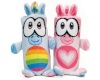 Epee pehme mänguasi Dublusie mascot - double-sided roosa unicorn/rainbow unicorn