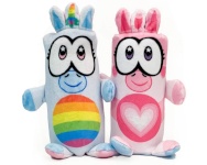 Epee pehme mänguasi Dublusie mascot - double-sided roosa unicorn/rainbow unicorn