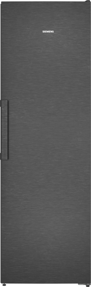 Siemens sügavkülmik GS36NVXCG iQ300, must roostevaba teras