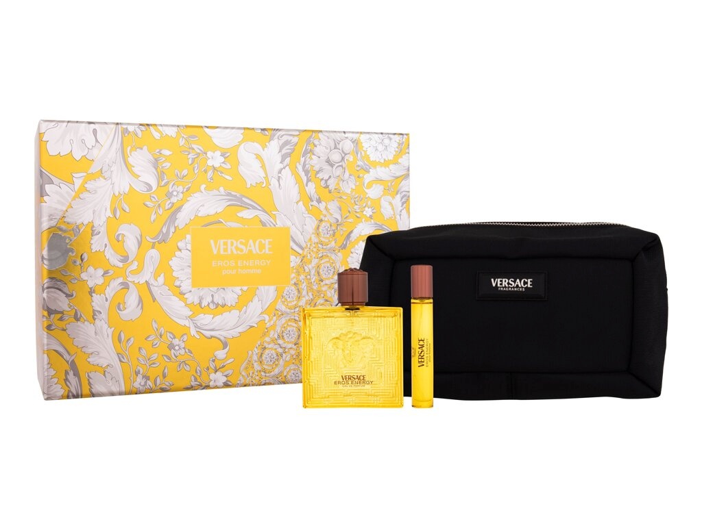 Versace komplekt Eros EDP 100ml + EDP 10ml + Bag, meestele