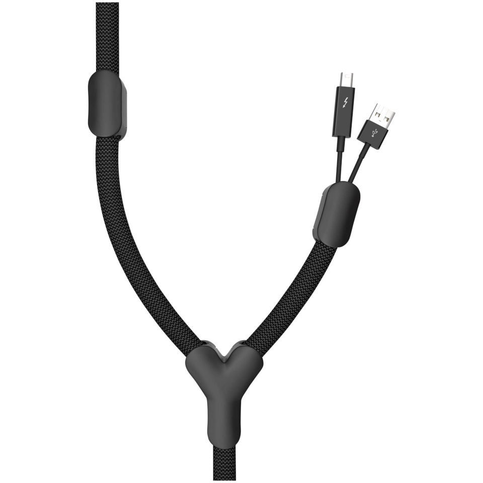 Bluelounge kaabli organiseerija Soba must