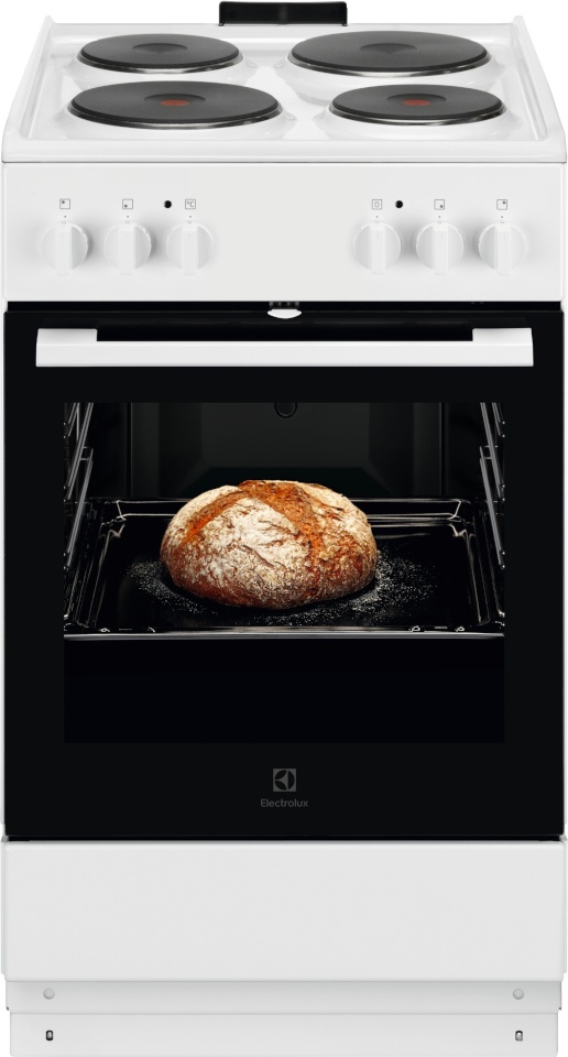 Electrolux eraldiseisev pliit LKS500003W Cast Iron Stove, valge