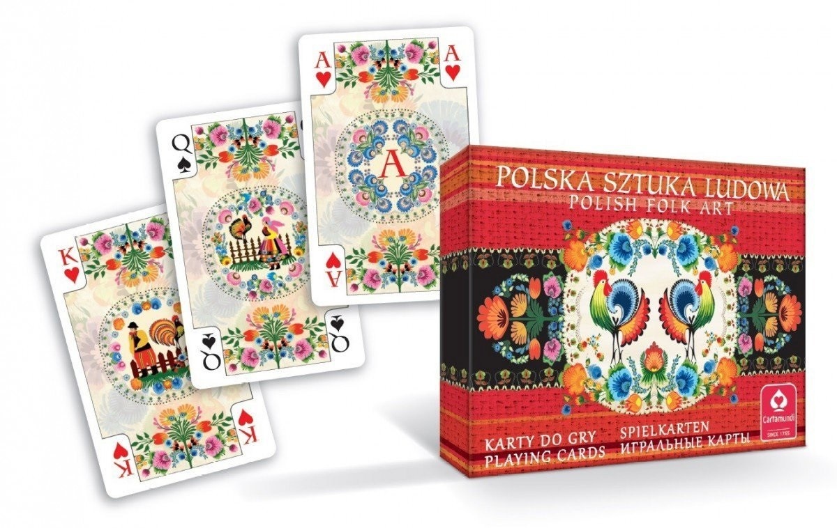 Cartamundi Card Polish Folk Art Double