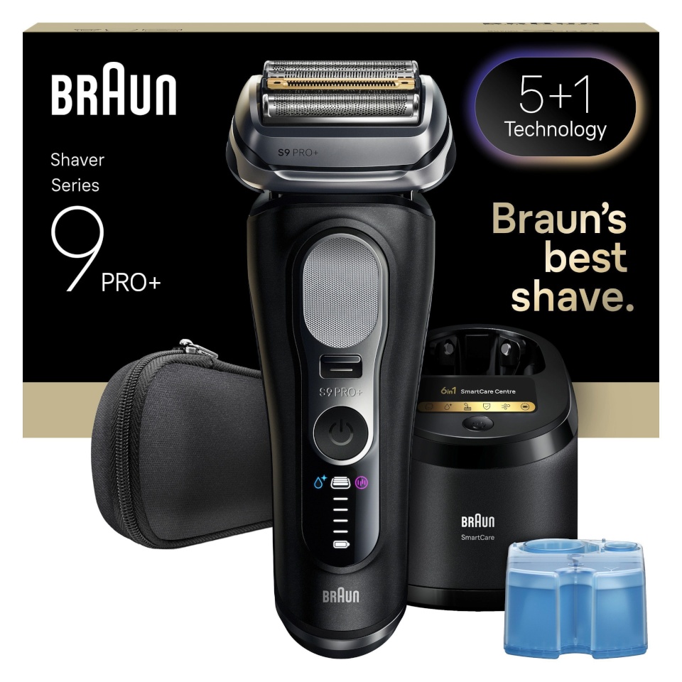 Braun pardel Series 9 PRO+ 9660CC Wet & Dry Pro SensoAdapt Shaver with SmartCare Station, must