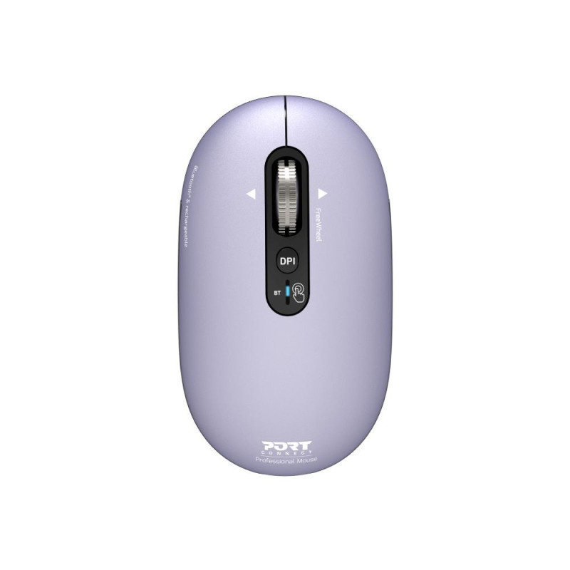 Port Connect hiir Mouse | PURE MAC | Wireless | Bluetooth | Lavender