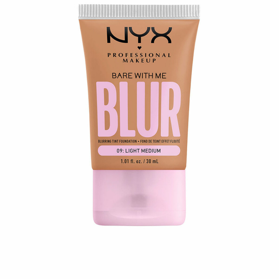 NYX jumestuskreem Bare With Me Blur Nº 09-light medium 30ml