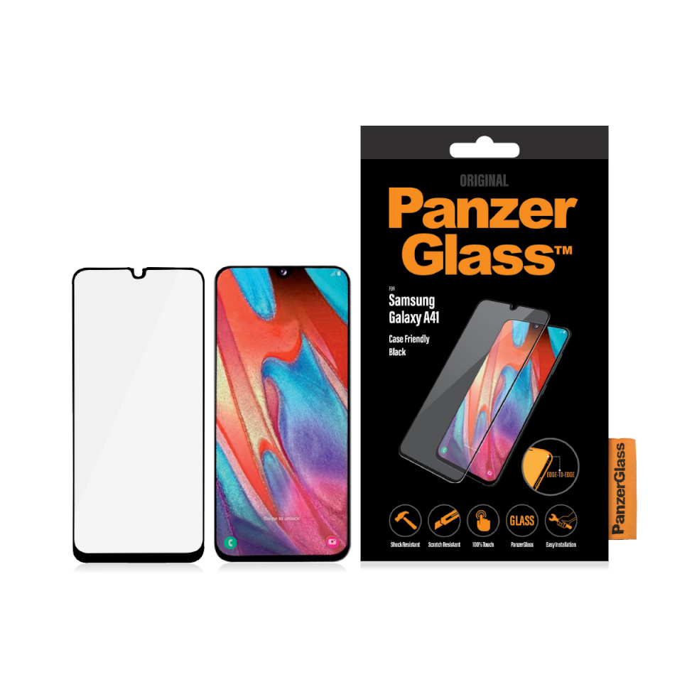 PanzerGlass kaitseklaas Samsung Galaxy A41, Black