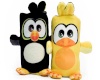 Epee pehme mänguasi Dublusie mascot - double-sided toucan/duck