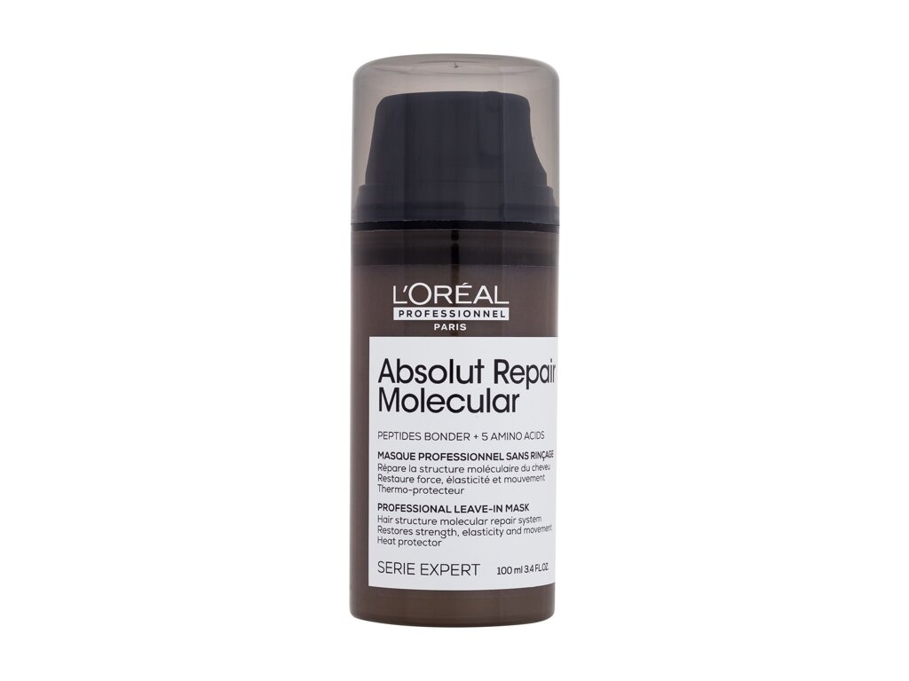 L'Oréal Professionnel juuksemask Absolut Repair Molecular Professional Leave-In Mask 100ml, naistele