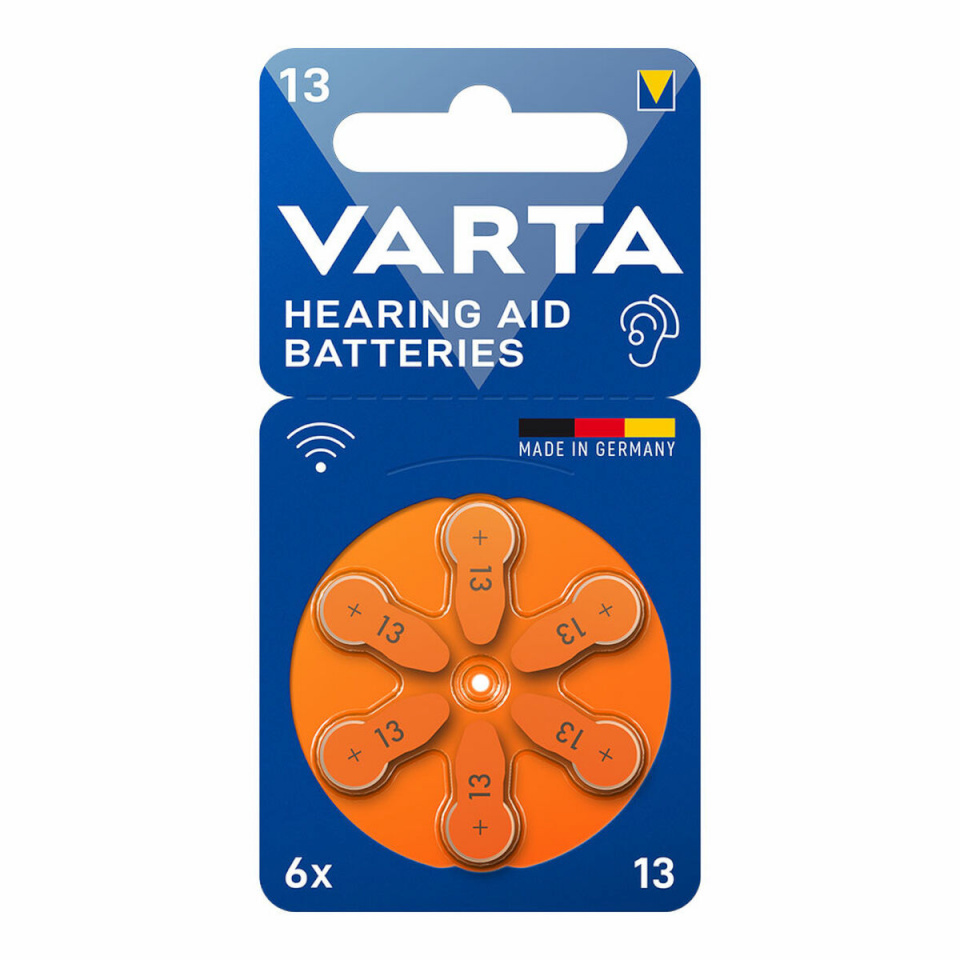 Varta Kuuldeaparaadi aku Hearing Aid 13 6 Ühikut