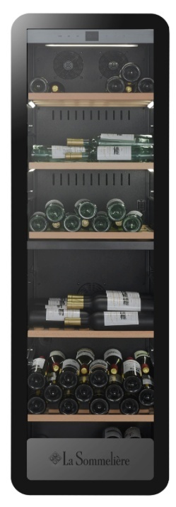 La Sommeliere veinikülmik APOGEE190DZN Wine Cellar, must