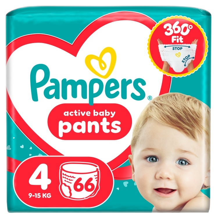 Pampers mähkmed Active Baby Pants Püksmähkmed, suurus 4, 66 tk