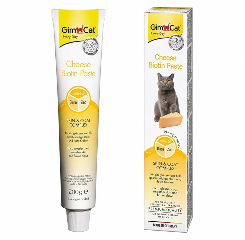 Gimcat kassitoit Cheese Biotin Paste, 200g