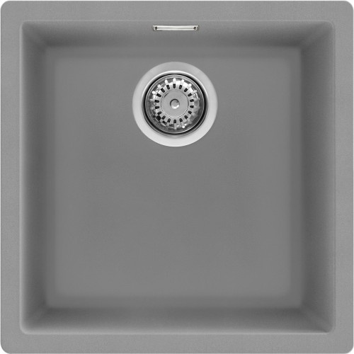 SMEG valamu VZP45CT Quadra, 45cm, alt monteeritav/tööpinnale paigaldus, käsitsi, graniit, betoon