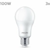 Philips LED pirn A67 valge E 100 W E27 3tk (4000 K)