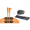 Tether Tools LeverLock&Cable Kit Optima 10G rechts oranž 9,2m