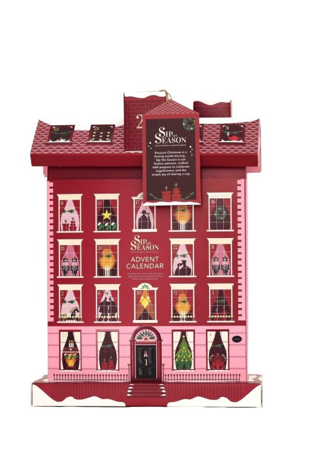 English Tea Shopi advendikalender Orgaaniline tee Jõulukalender Jõulumaja 24 tk (4 x 48 g)