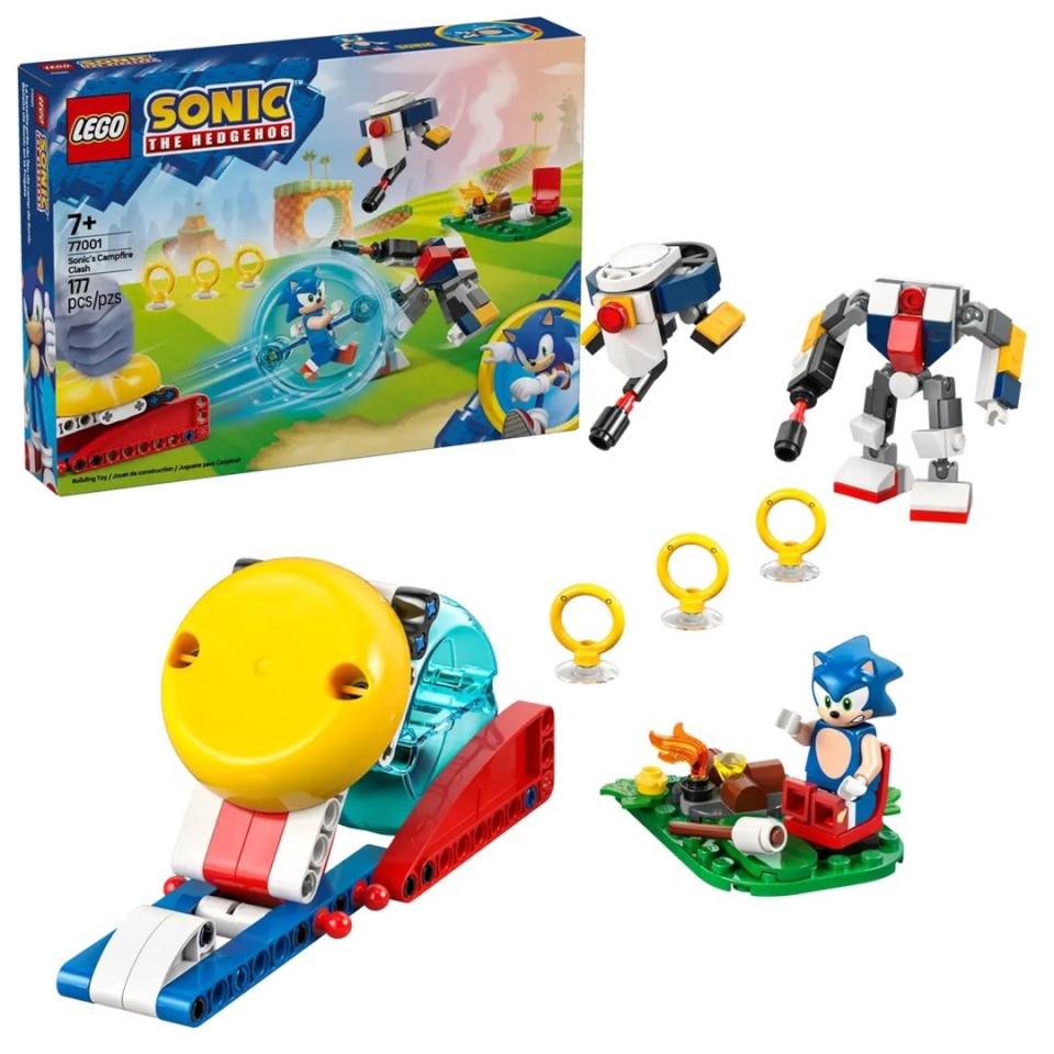 Lego klotsid SONIC THE HEDGEHOG 77001 Sonic's Campfire Clash