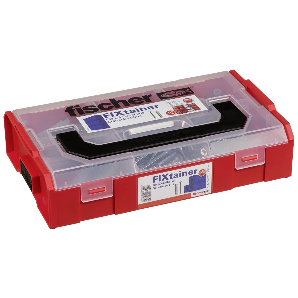 Fischer tüüblite ja kruvide komplekt FIXtainer - SX Plugs & Screws Box (210)