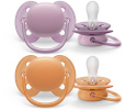 Philips Avent lutt SCF091/33 Ultra Soft, 6-18kuud, 2tk, punertava