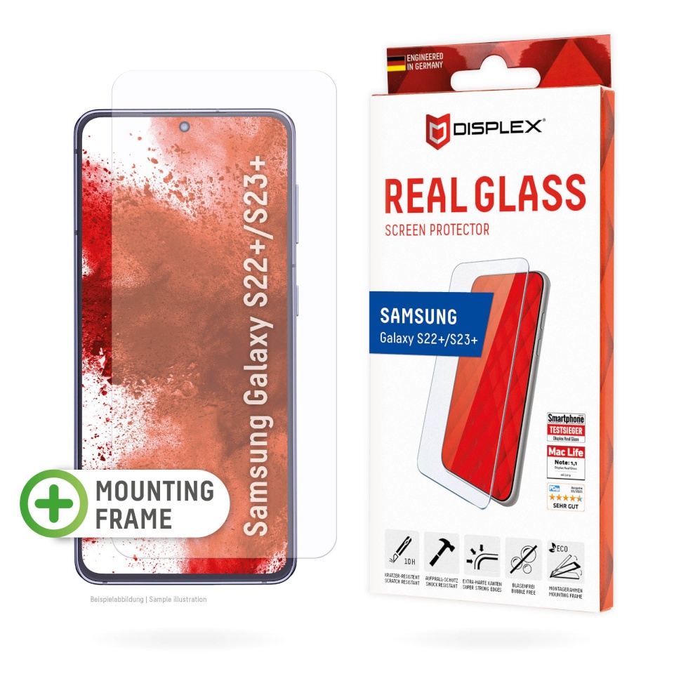 Displex kaitseklaas Samsung Galaxy S22+/S23+ Real 2D Glass By Transparent