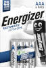 Energizer patarei Energizer Ultimate Lithium AAA CHP4