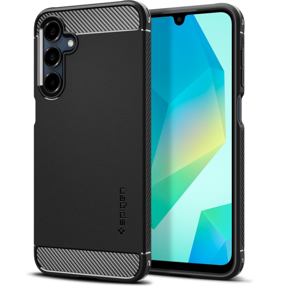 Spigen kaitsekest RUGGED ARMOR GALAXY A16 4G / 5G MATTE BLACK, must