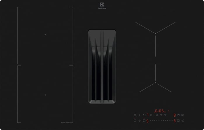 Electrolux induktsioonpliit õhupuhastiga HHOB8T5MC Induction Hob Extractor Hood, 80cm, must