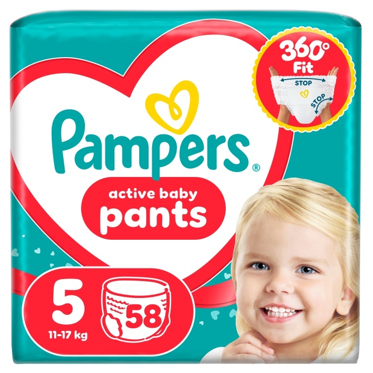 Pampers mähkmed Active Baby Pants Püksmähkmed, suurus 5, 58 tk