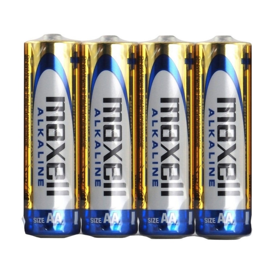 Maxell patarei ALKALINE LR06 LR6 AA alkaline batteries, 4-pack, 1.5V, foil packaging